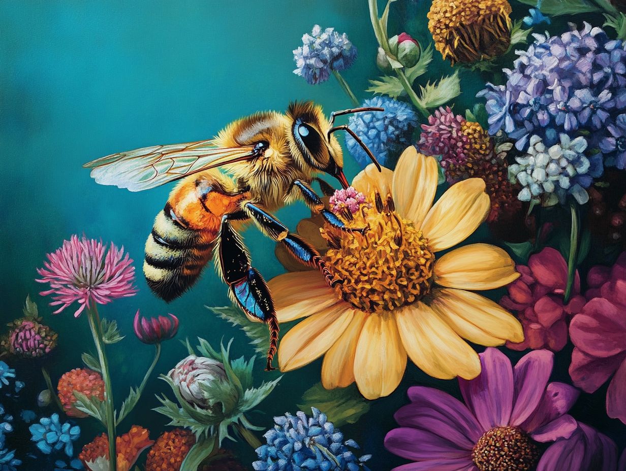 Image illustrating the importance of bee behavior