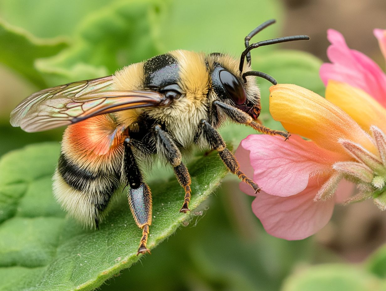 Mason Bees unique traits infographic