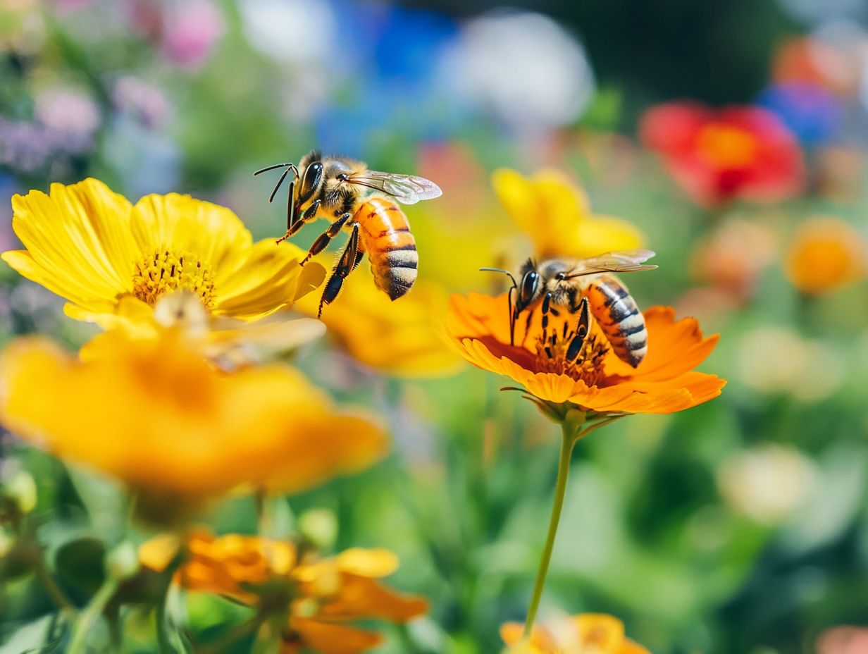 Bees creating habitats for various species