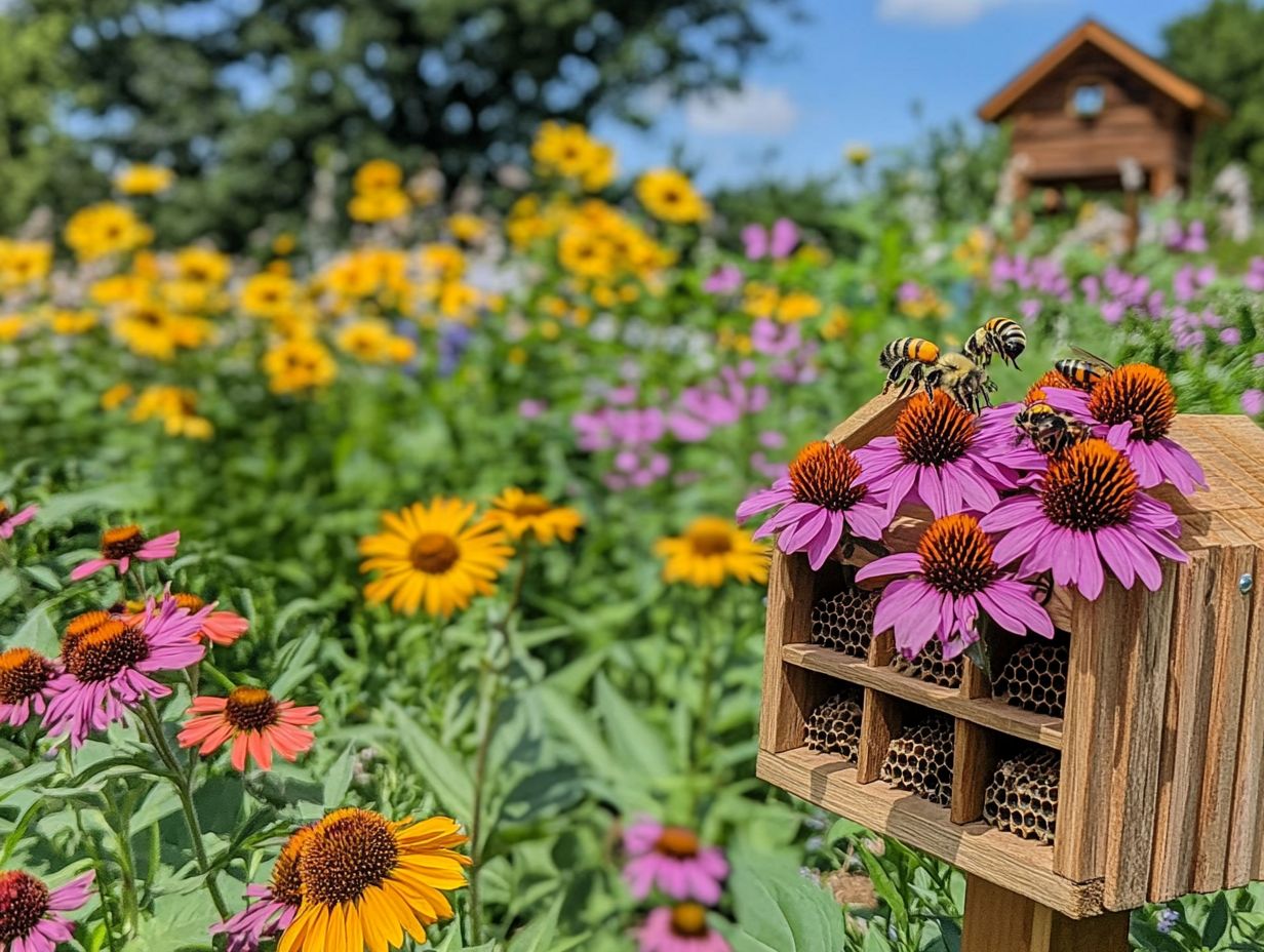 Image illustrating the importance of avoiding pesticides for native bees