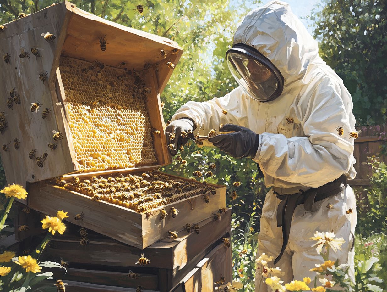 What are some common challenges beekeepers face when managing their hives?