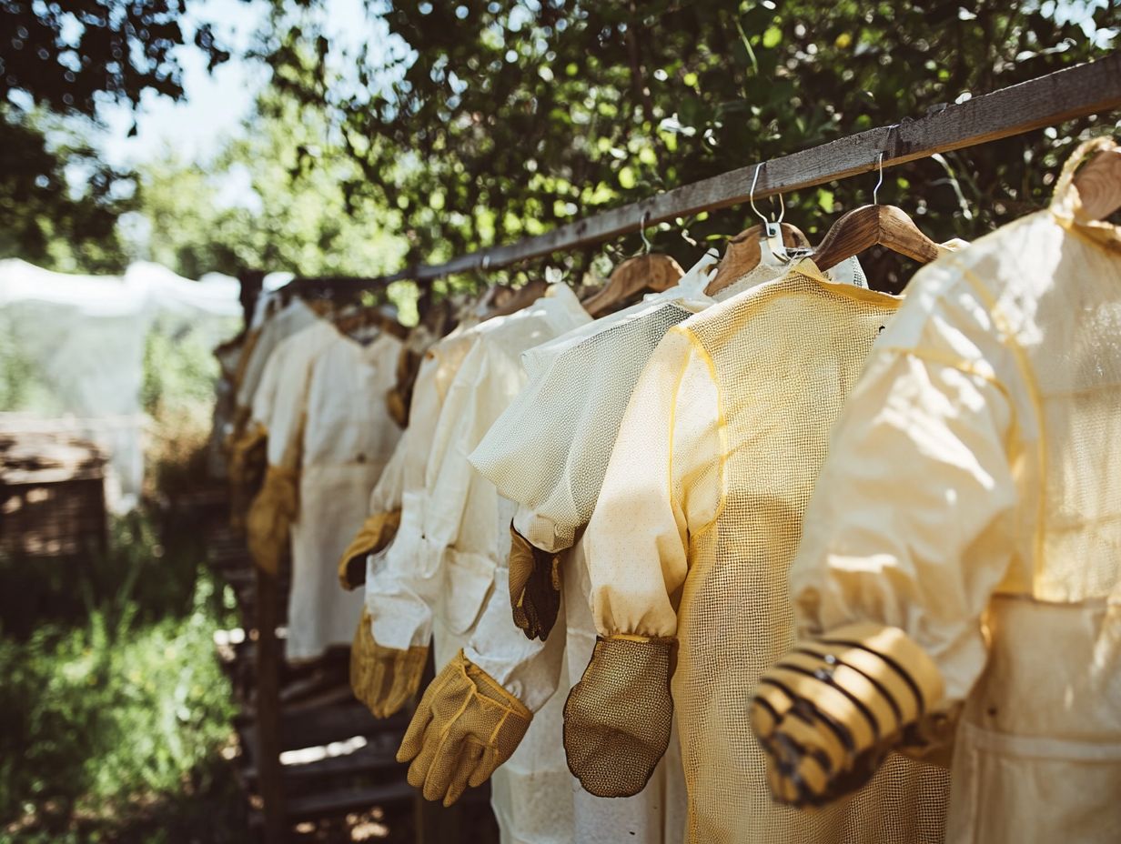 A guide on wearing a beekeeping suit correctly for safety.