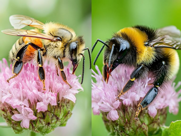 Comparing Honey Bees to Bumblebees