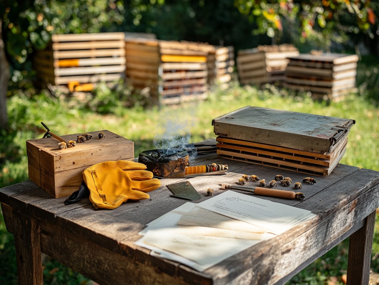 What is an essential beekeeping equipment checklist?