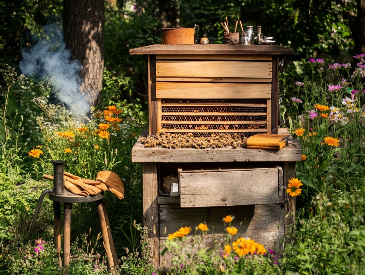 What are the essential tools for hive management?