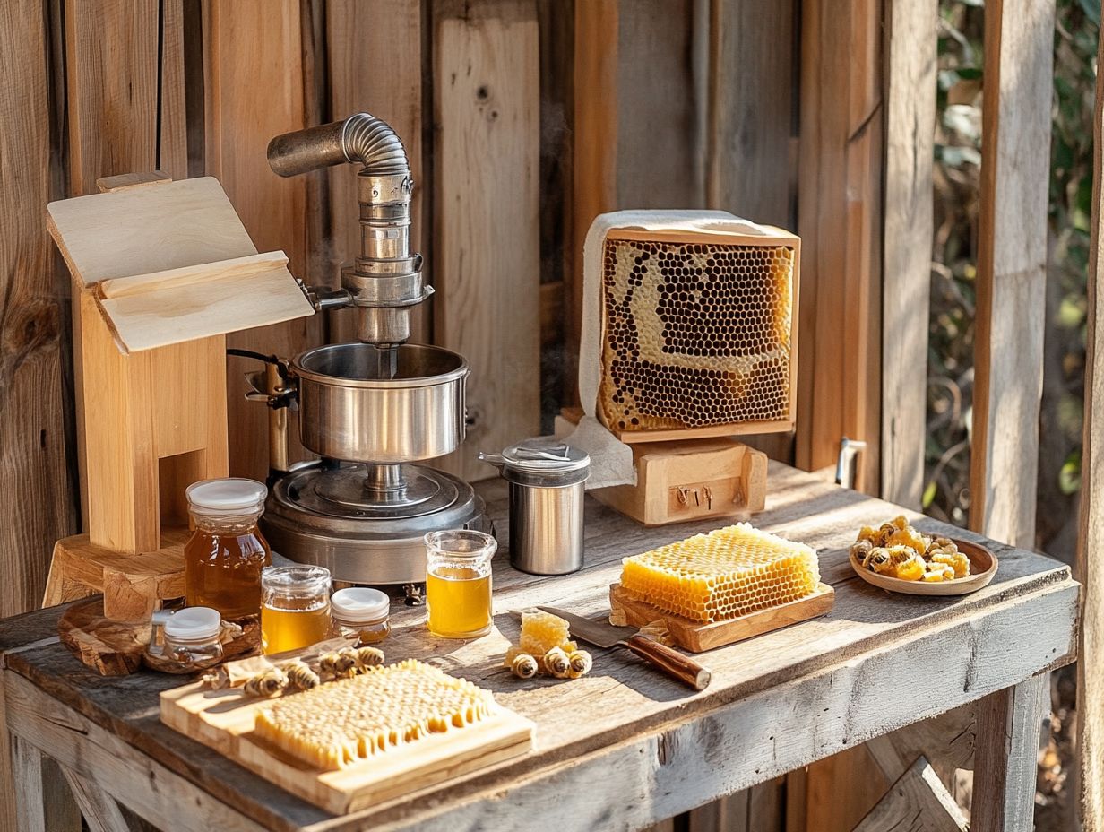 Uncapping Knife for Efficient Honey Extraction