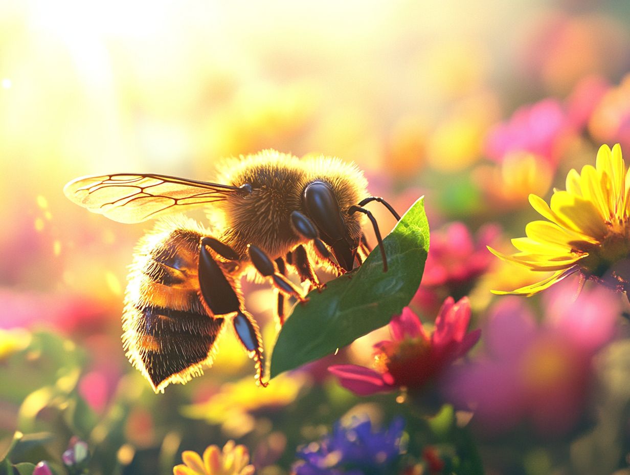 Leafcutter bees in their natural habitat