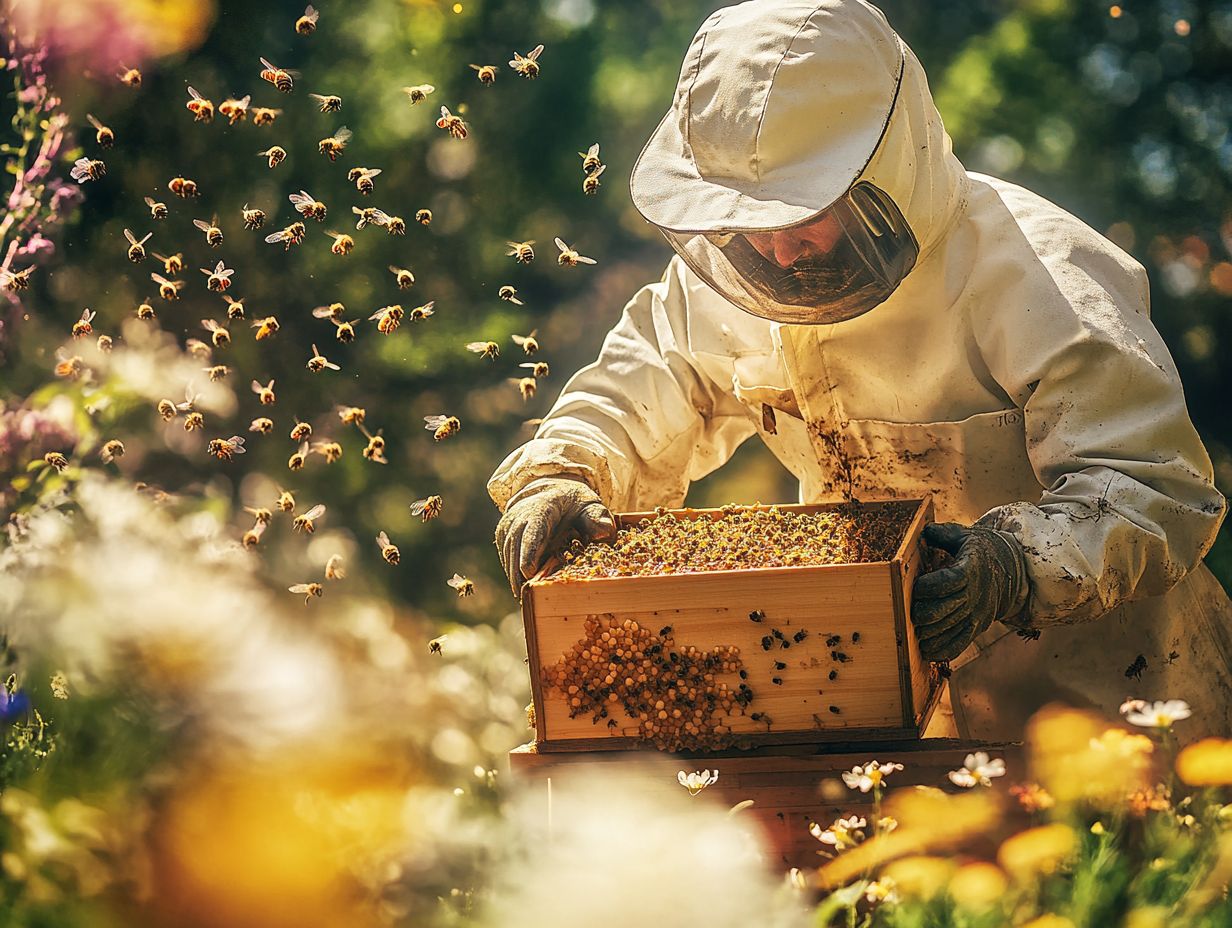 Infographic of the Benefits of Honey Production