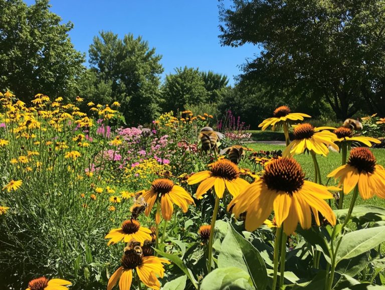 How Pollinator Gardens Help Bee Species