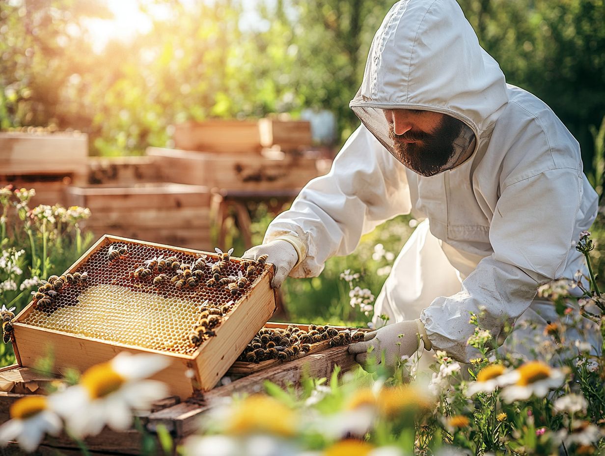 Merging weak hives for a stronger colony