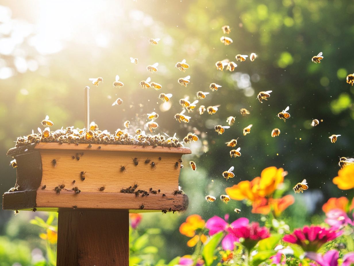 Learn the step-by-step process to install your bee feeder like a pro!