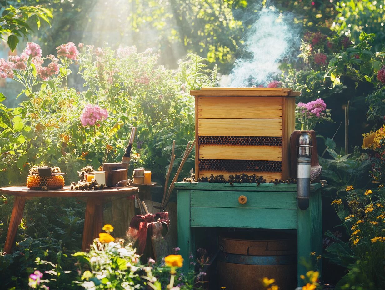 A variety of online retailers for beekeeping supplies