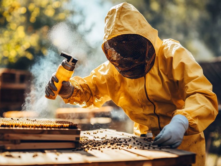 How to Disinfect Beekeeping Equipment