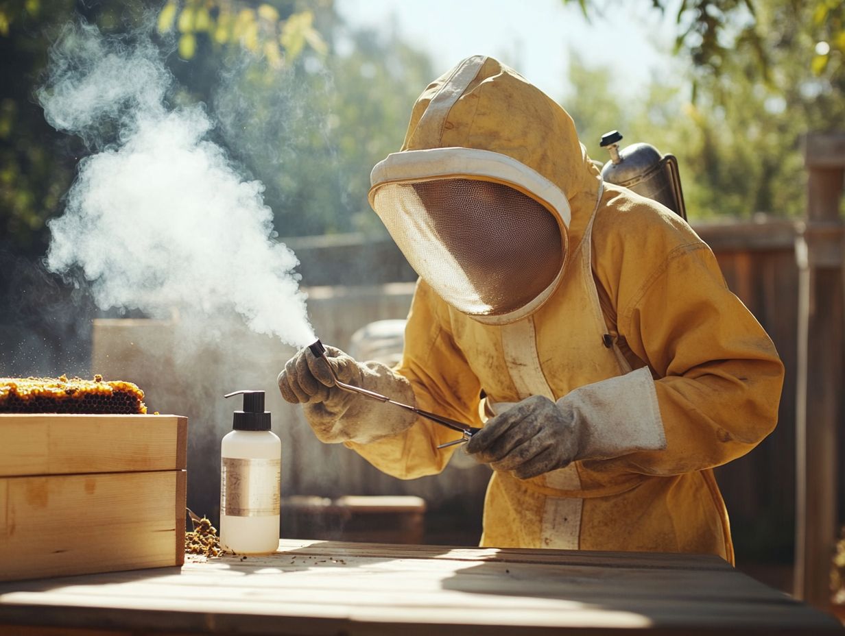 Are There Any Natural Ways to Disinfect Beekeeping Equipment?