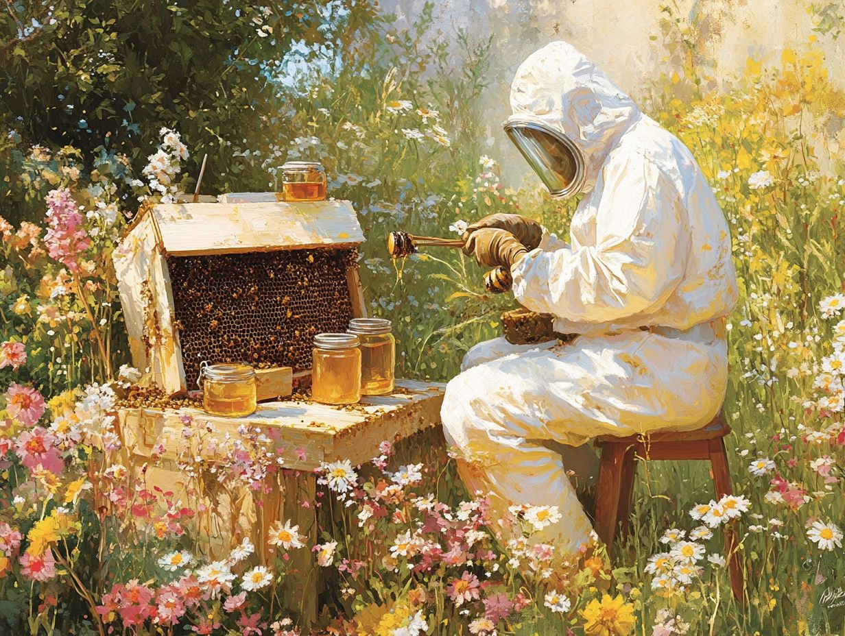 What are some common types of equipment used to enhance honey production?