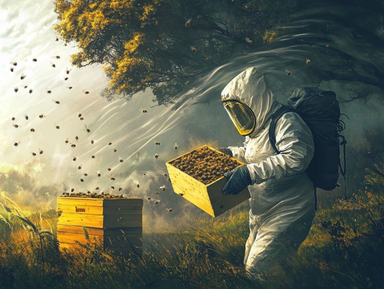 How to Handle a Beekeeping Hive in Windy Weather