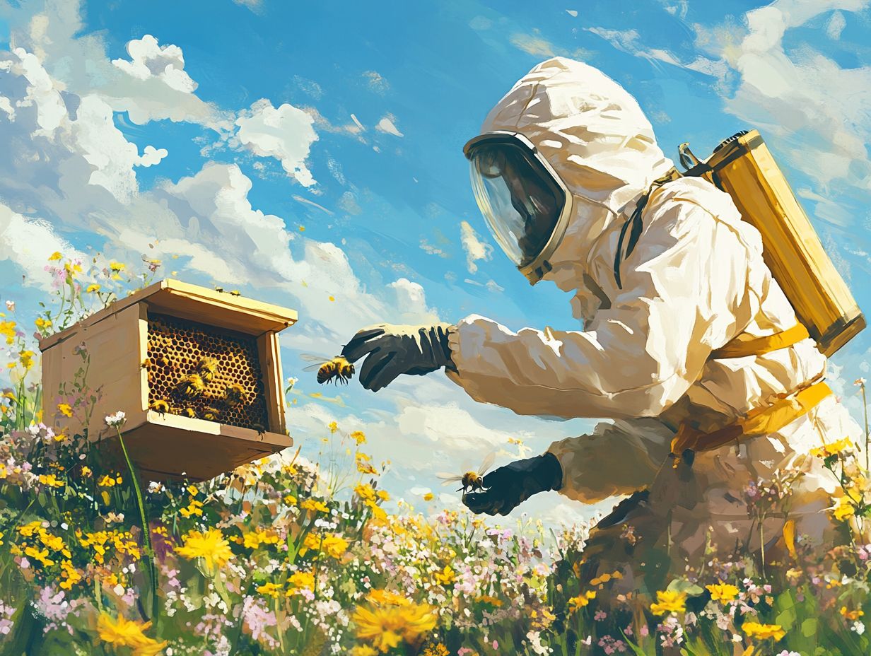 How to Safely Approach a Beehive