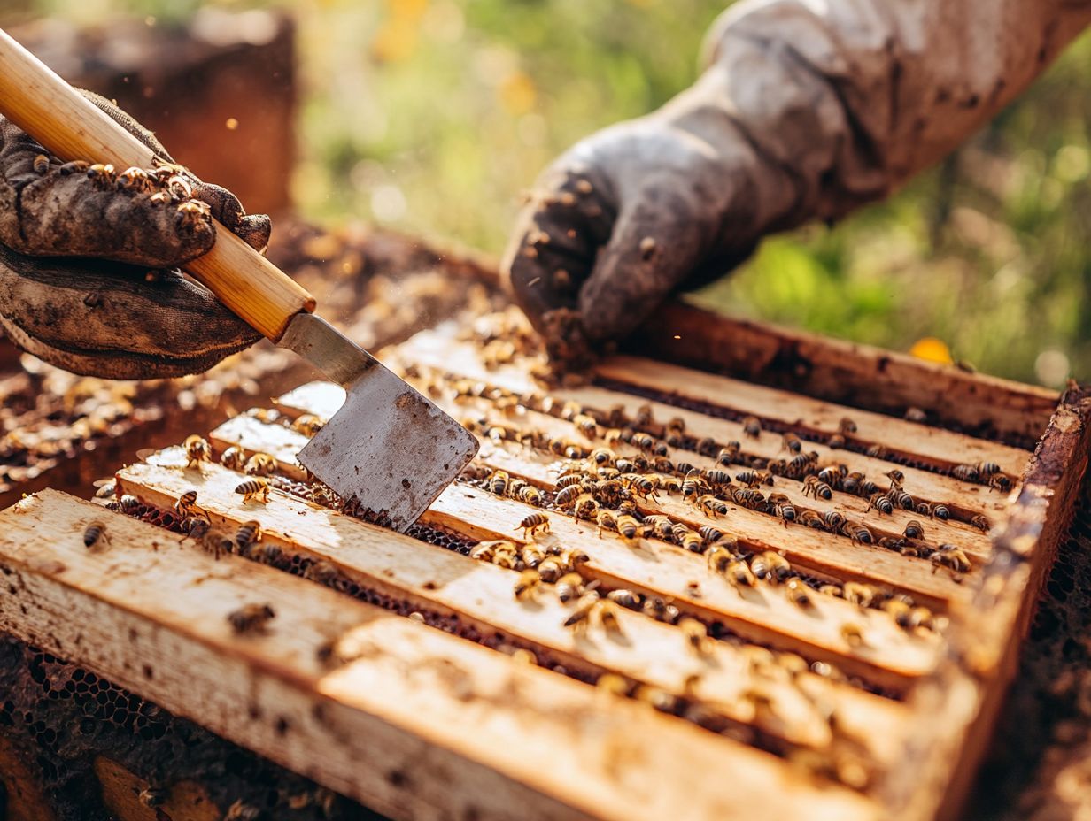 Image depicting common beehive tools