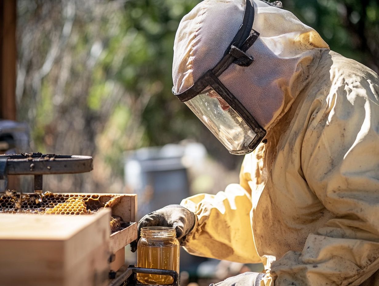 3. Use a Honey Gate for Easy Pouring