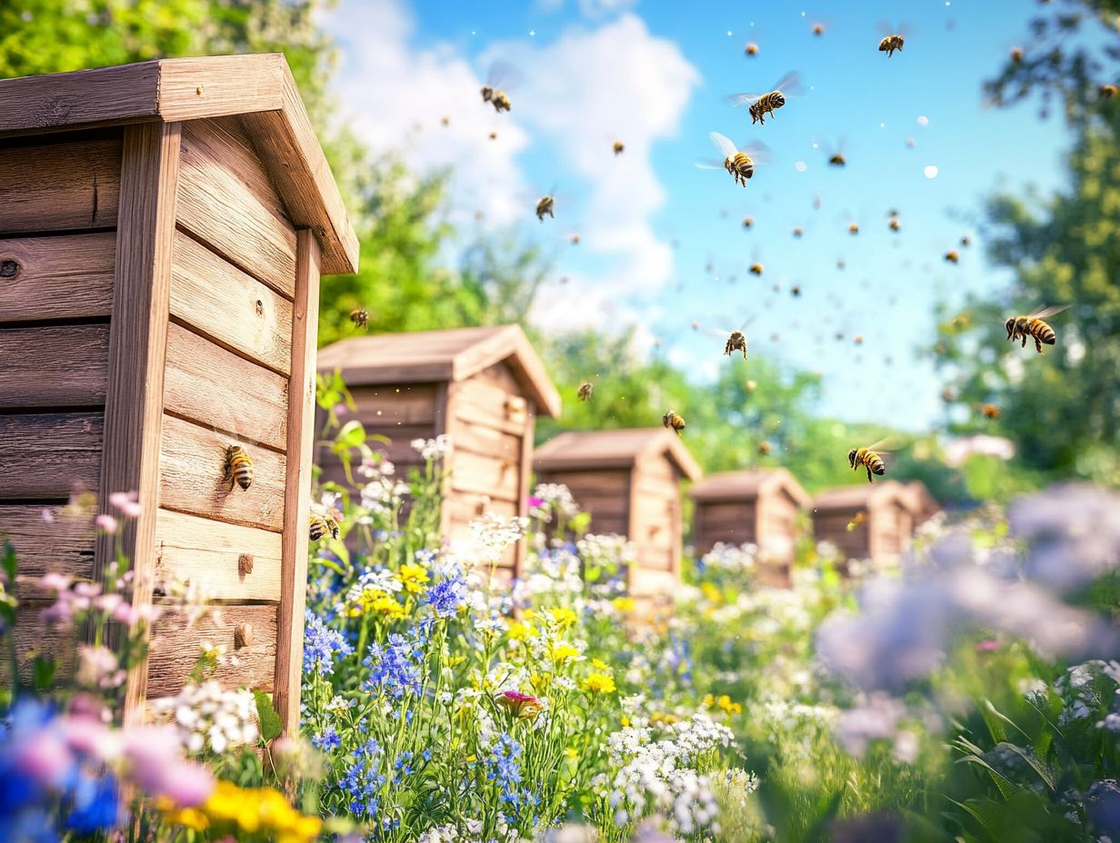 Explore the advantages of using wooden hives for beekeeping