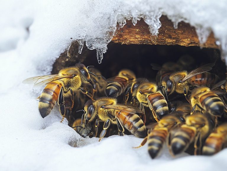 The Behavior of Bees During Winter