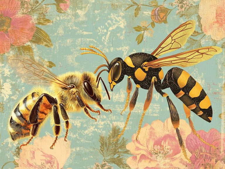 The Differences Between Honey Bees and Wasps