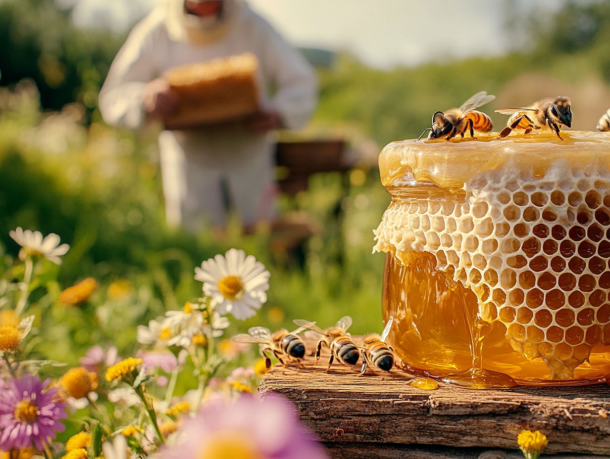 3. Filtering and Bottling Honey