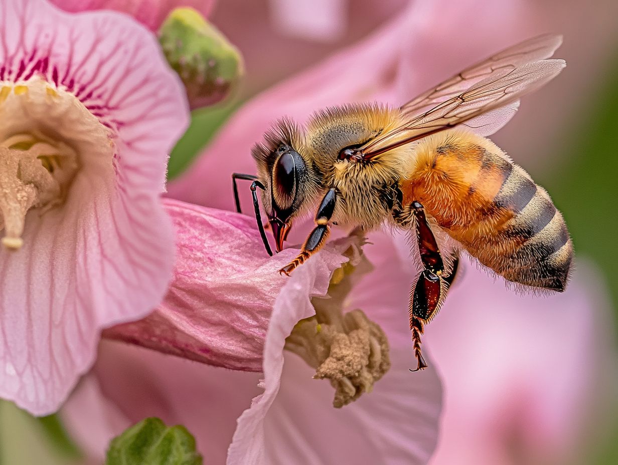 Infographic showing the effects of pesticides on bee behavior.