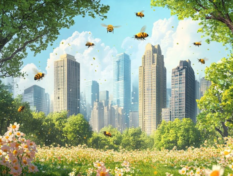 The Impact of Urbanization on Bee Species