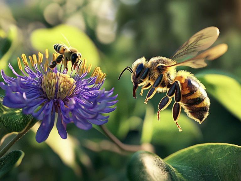 The Relationship Between Bees and Flowers