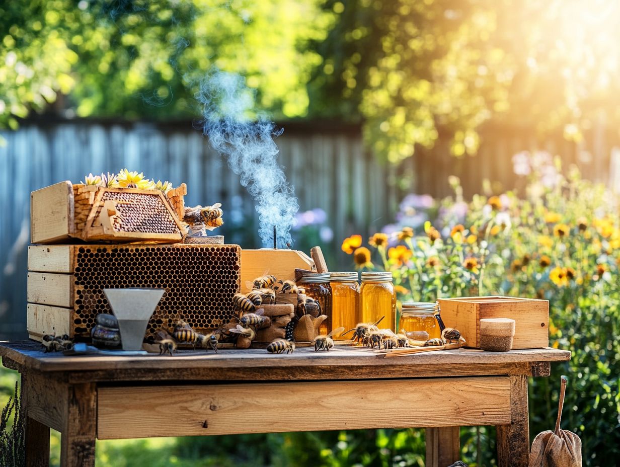 What are the top 10 essential tools for backyard beekeeping?