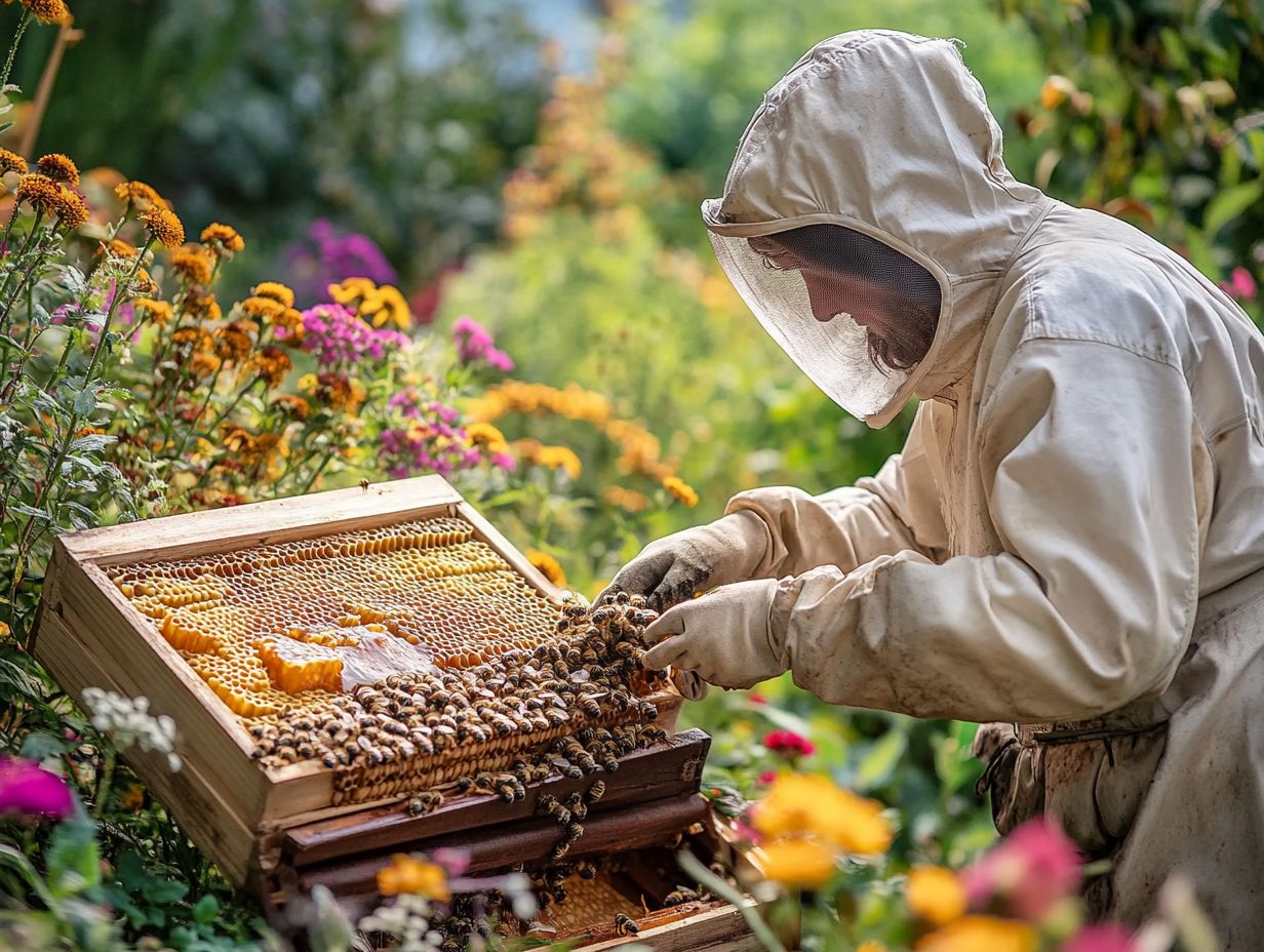 Image depicting the importance of proper hive placement in beekeeping.