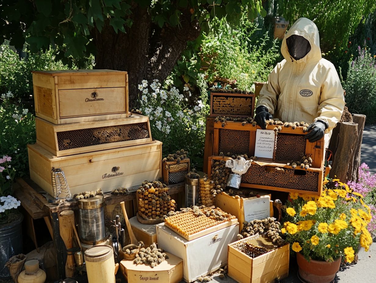 Visual guide to frequently asked questions about beekeeping equipment