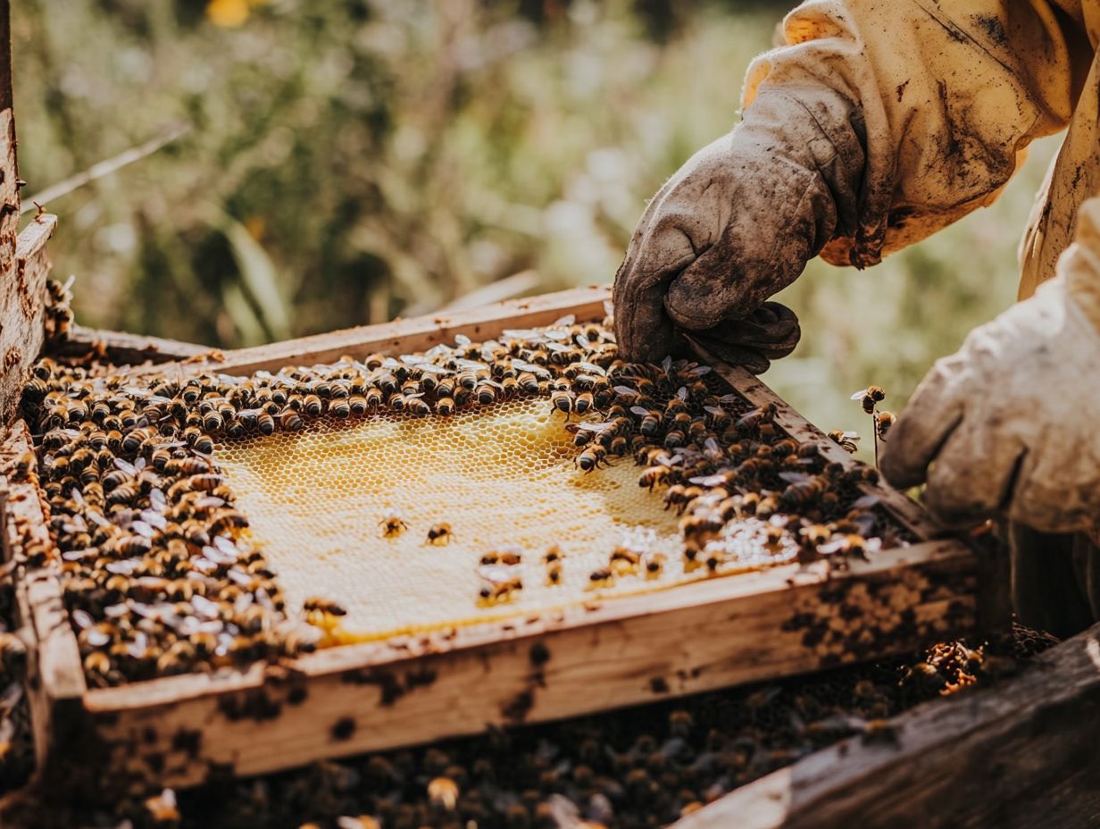 Visual representation of common beekeeping mistakes and how to avoid them.