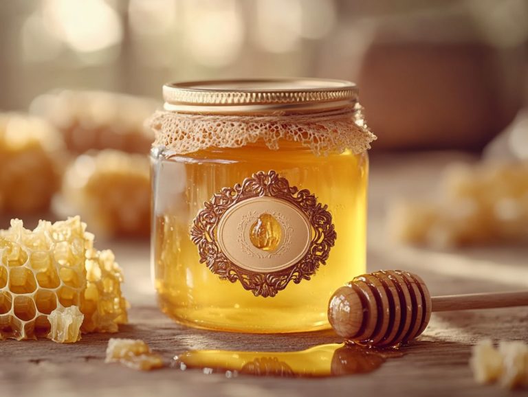 Understanding How to Use a Honey Jar Label