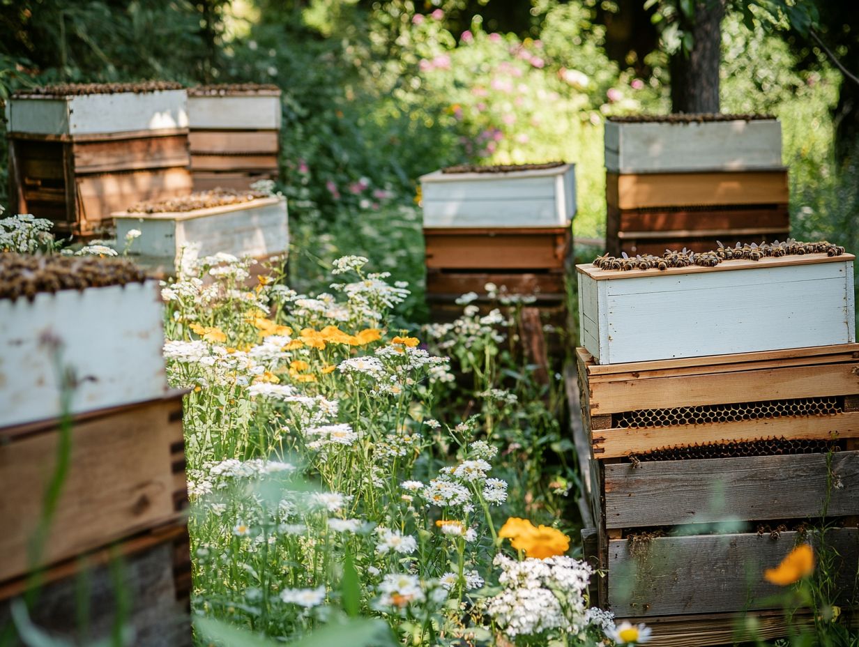 What are the Essential Components of a Beekeeping Hive?